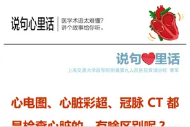 心电图、心脏彩超、冠脉CT都是查心脏的，有啥区别呢？图片