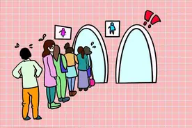 为何女厕所总是排队，女生到底在里面干嘛？图片