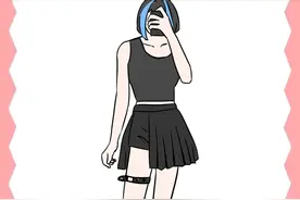 女生绑在腿上的圈圈，到底是什么？图片