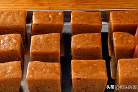 1碗红糖1碗面粉，教你正确的马拉糕做法，配料详细，出锅Q弹筋道图片