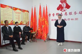 潍城区：送戏到基层 欢乐在其中图片