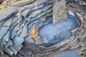 男子在山上发现圆形“怪石”，层层挖开似剥洋葱，专家：可能是结核化石，形成时间应有上亿年图片