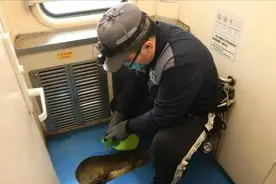 在火车上如厕，粪便到哪里去了，真的是直接“落地”吗？图片