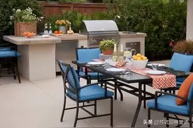 庭院里的烧烤台，让你的生活更加精彩图片