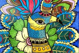 35张超好看的一组创意少儿创意画画，张张精品，敬畏作者收藏图片