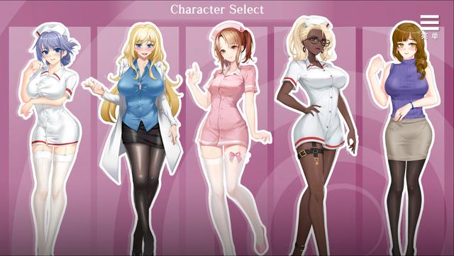 一款美少女剧情文字对话游戏
