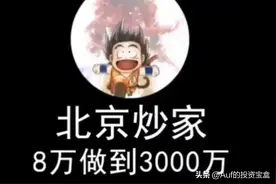 头条独家，带你解析北京炒家背后的财富数字图片