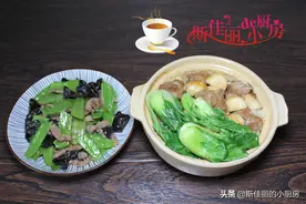 老两口极简午餐，1菜1主食好吃又营养，网友：家常菜的味道就是香图片