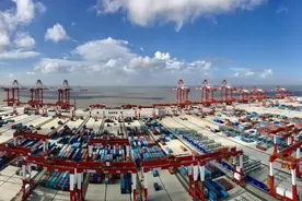 中国基建无人能敌，建造世界第一海运港口，连新加坡都坐不住了图片