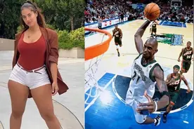 45岁加内特现状：身材样貌一点没变老，小16岁娇妻身材堪比卡戴珊图片