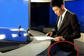 戴假发、穿半截西装、贴胶带瘦脸，原来央视的主持人这么“假”图片