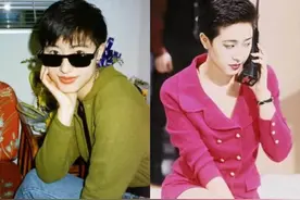 圣罗兰2022秋冬大秀：模特复刻90’s陈法蓉的港风时尚？图片