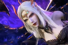 斗罗大陆：五大女神入魔，宁荣荣化身黑暗萝莉，异色瞳小舞太酷了图片