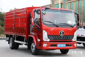 新规蓝牌仓栅车长啥样？看看这款陕汽K5000就知道了图片