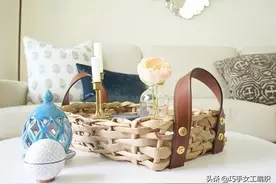 她不费一根毛线，编了一个刷爆朋友圈的格调收纳篮图片