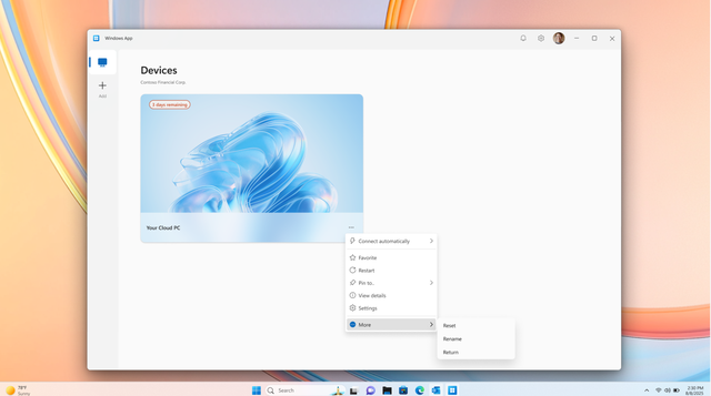 员工电脑故障不停工，微软Windows 365 Reserve公开预览版发布