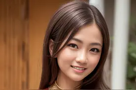 用AI生成的泰国美女图片，真实感非常强烈,真正的AI黑科技图片