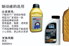 汽车保养之油液更换------制动液、转向助力液、冷却液篇图片