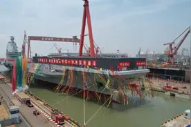 003型航母战力大幅提升，下水不是最重要的，真正的看点有3个节点图片