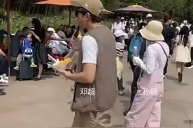 孙俪全家五一游迪士尼，花33万办卡可无需排队，邓超累到生无可恋图片