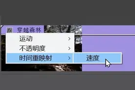 Pr剪辑中如何制作时快时慢的变速视频？图片