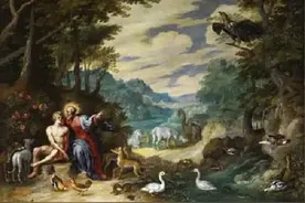 亚当与上帝的对话图片