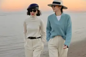 “云朵裤”火了，比阔腿裤更显瘦，这样穿高级又百搭图片