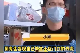 8岁男孩被偷8次外卖，每天吃3个蛋挞，辣得眼泪直流，嘴巴肿胀图片