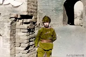 一组拍摄于1938年的山西太原老照片，出自侵华日军的私人影集图片