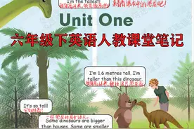 英语老师：六年级下人教版课堂笔记，提高学习效率，备战期中考试图片