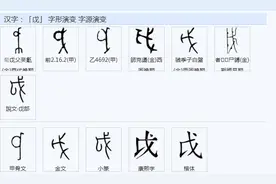 怎样来区别与认识戉、戊、戍、戌、戎、戒、的构成与本义？图片
