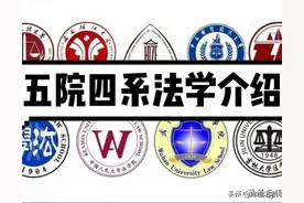 法学界的五院四系=法考圈的命题指南图片