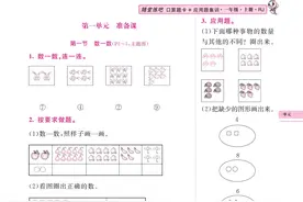 一年级/随堂练吧 口算题卡+应用题集训 小学霸集合啦图片