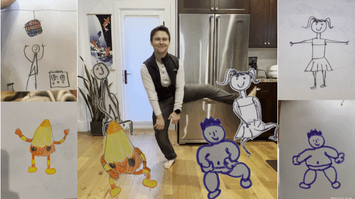 随手涂鸦，一键秒变动画！Meta整活火柴人宇宙，能跑能跳能加背景