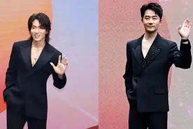当黄轩和言承旭同样裸穿西装，终于见识“耍帅”与“真帅”的差距图片