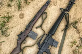 美军有M14和M16两个步枪，那么中间那把M15去哪了？图片