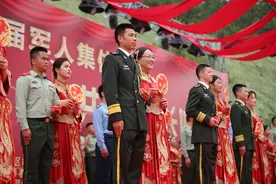 天津蓟州举行首届军人集体婚礼，39对新人喜结良缘，超级甜！图片