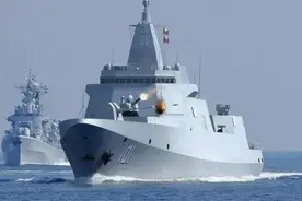 中国8艘055型万吨大驱陆续服役，海军“八大金刚”终于全部归位！图片