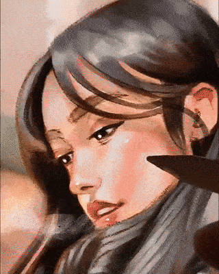 插画师｜Aleksei Vinogradov ART的人物插画厚涂画法图片