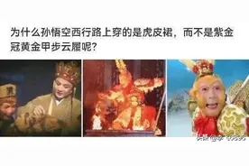 神回复：为什么孙悟空西行路上穿的是虎皮裙，而不是铠甲呢？图片