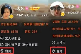 立场有问题？大S和小S的IP地址显示“台湾”，而不是“中国台湾”图片
