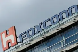 印度代表团抵达中国台湾省富士康，商讨车载电子元件制造等事宜图片