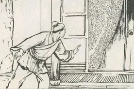 民间故事：书生雨夜回家，喊妻不应时起警觉，他假装迂腐逃过一劫图片