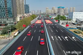 合肥宿松路(南二环-深圳路)快速化改造工程放行通车图片