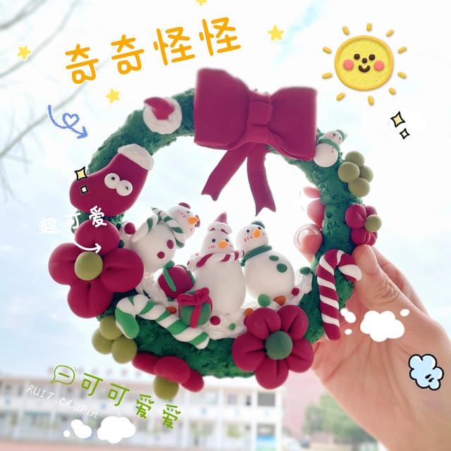 粘土捏迷你世界心灵波波（我的粘土手作日记不知不觉零星捏土作品）