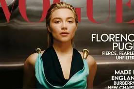 “珀妹”弗洛伦丝·皮尤《VOGUE》封面大片，新作不断人气实红图片
