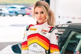 赛车界美女不仅车技了得，颜值更是爆表图片