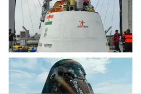 印度飞船着陆后完好如初，中国却黑得像锅底，难道是技不如人？图片