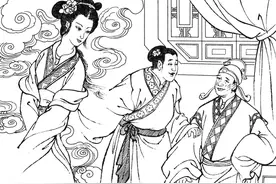 民间故事：男子避雨获姻缘，妻子家中被诱骗，白蛇说：他是你表兄图片