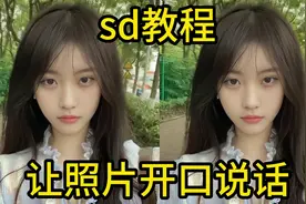 stable diffusion教程：让照片秒变虚拟主播，sadtalker插件好强图片